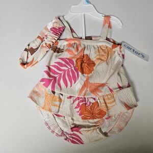 Carter's Tropical‎ Baby 6 Months Two Piece